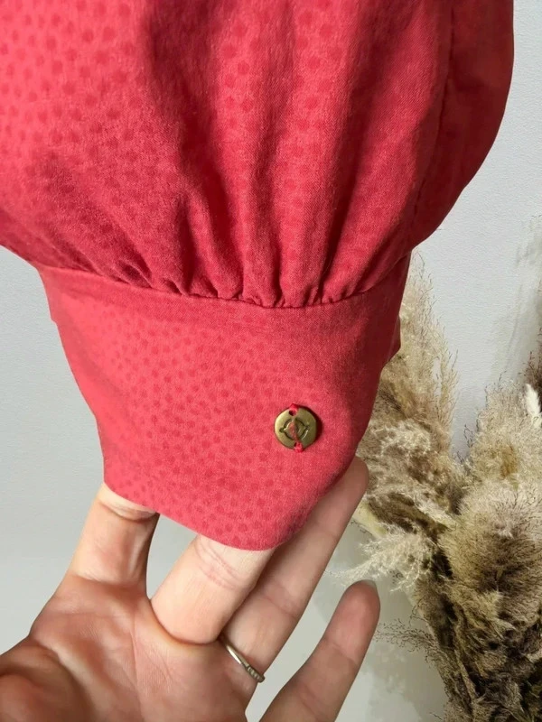 Vestido midi para mujer bonobo burdeos/rojo 36/S – photo 4